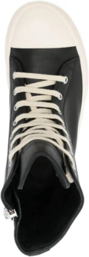 Rick Owens Zwarte Sneakers met Mega Bumper Black Dames