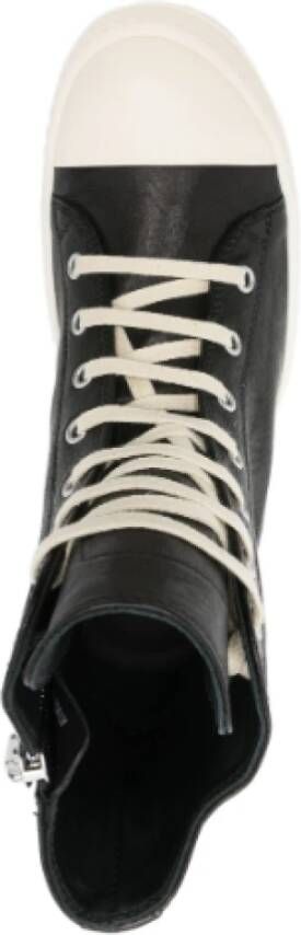 Rick Owens Zwarte Sneakers Stijlvolle Urban Schoenen Black Dames