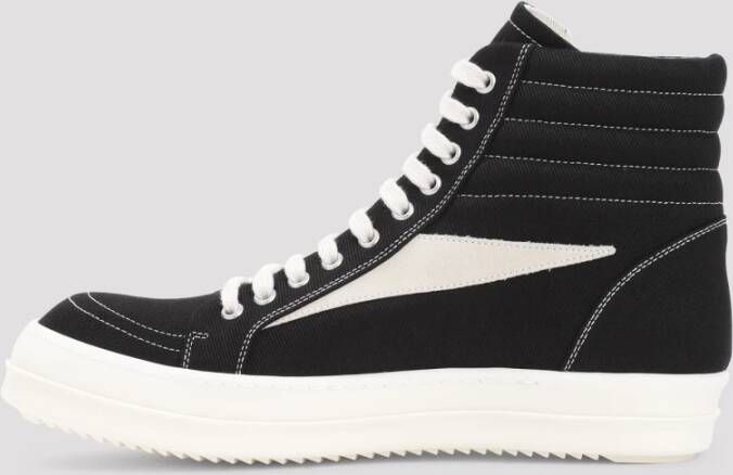 Rick Owens Zwarte Sneakers voor Mannen Aw24 Black Heren