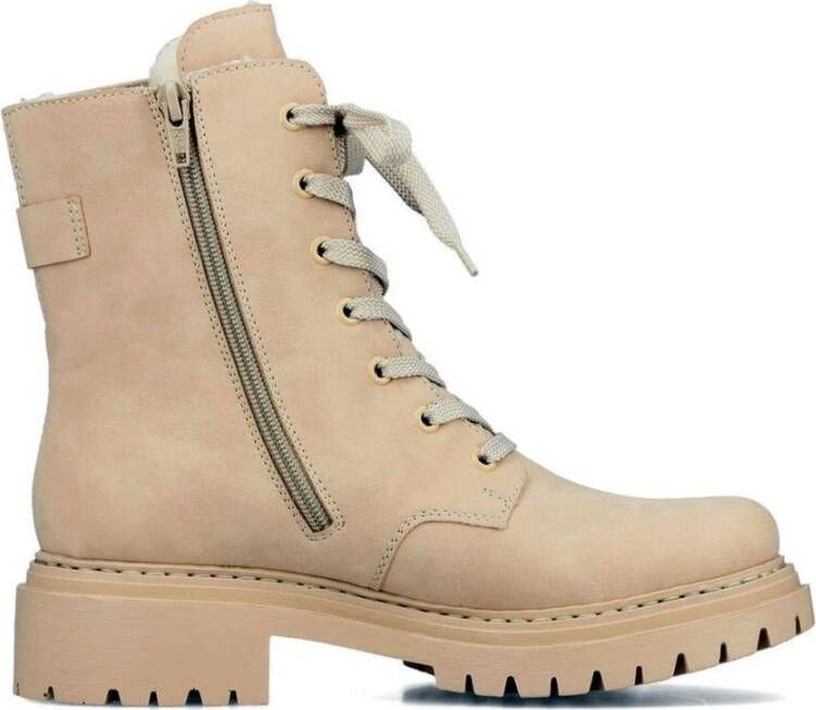 Rieker Beige Veterschoenen voor Dames Beige Dames