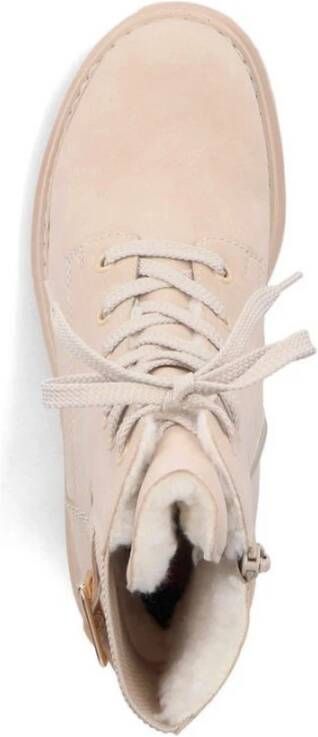 Rieker Beige Veterschoenen voor Dames Beige Dames