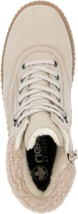 Rieker Beige Casual Enkellaarsjes voor dames Beige Dames