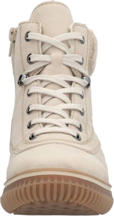 Rieker Beige Casual Enkellaarsjes voor dames Beige Dames