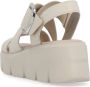 Rieker Beige Casual Platte Sandalen Vrouwen Beige Dames - Thumbnail 3