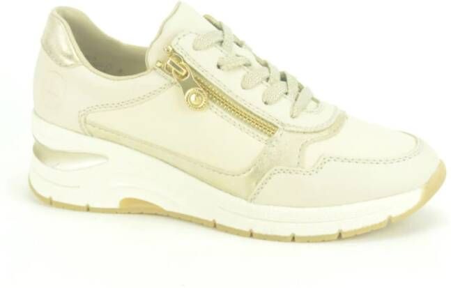 Rieker Beige Runner Sneakers Beige Dames