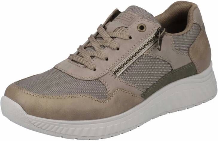 Rieker Beige Sneakers Multicolor Heren