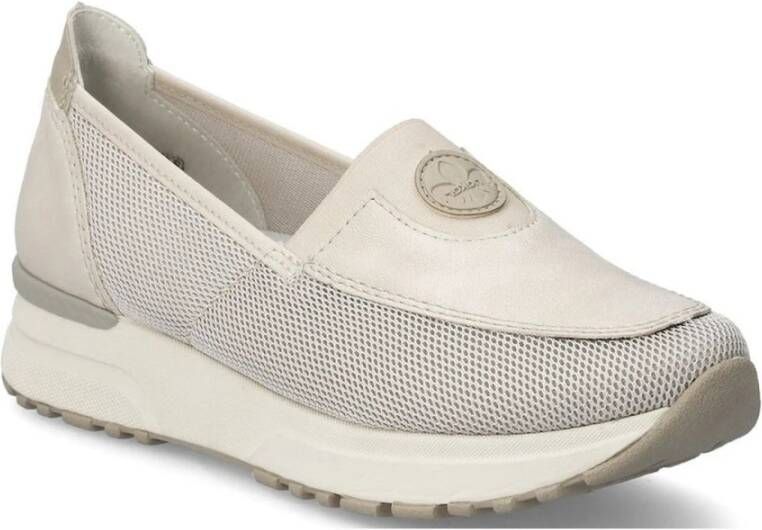 Rieker Beige Sneakers voor Vrouwen Beige Dames