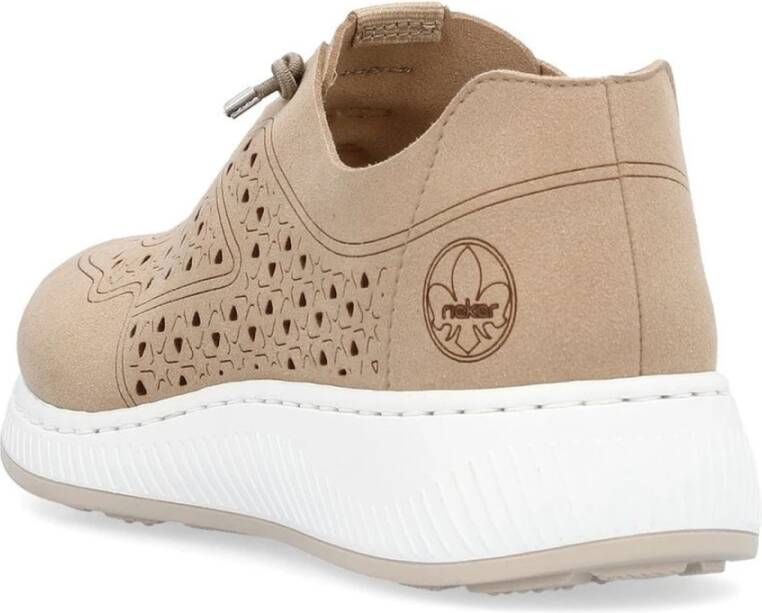 Rieker Beige Sneakers voor Vrouwen Beige Dames