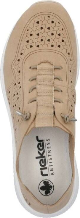 Rieker Beige Sneakers voor Vrouwen Beige Dames