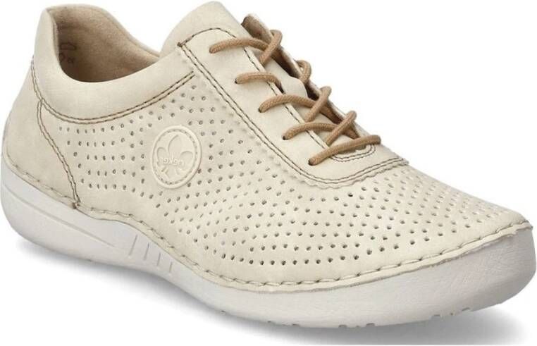 Rieker Beige Sneakers voor Vrouwen Beige Dames