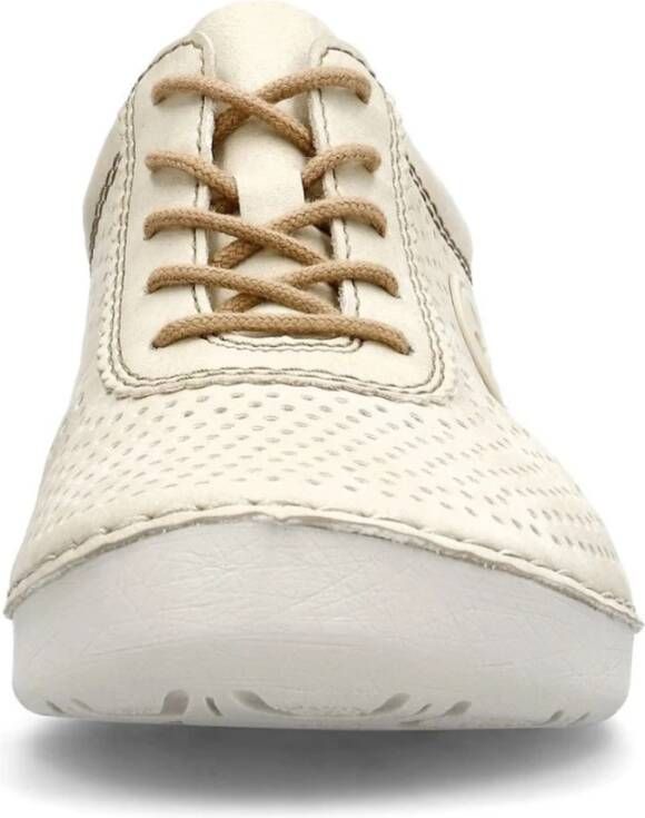 Rieker Beige Sneakers voor Vrouwen Beige Dames