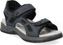 Rieker Blauwe Casual Platte Sandalen voor Mannen Blue Heren - Thumbnail 3