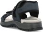 Rieker Blauwe Casual Platte Sandalen voor Mannen Blue Heren - Thumbnail 4