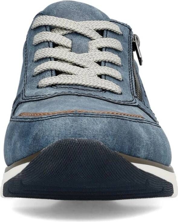 Rieker Blauwe Sneakers voor Mannen Blue Heren