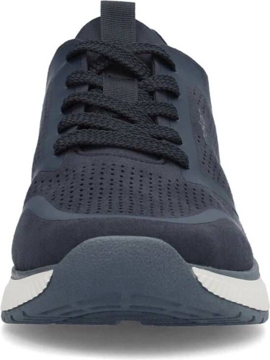 Rieker Blauwe Sneakers voor Mannen Blue Heren