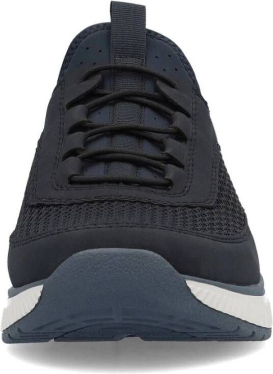 Rieker Blauwe Sneakers voor Mannen Blue Heren