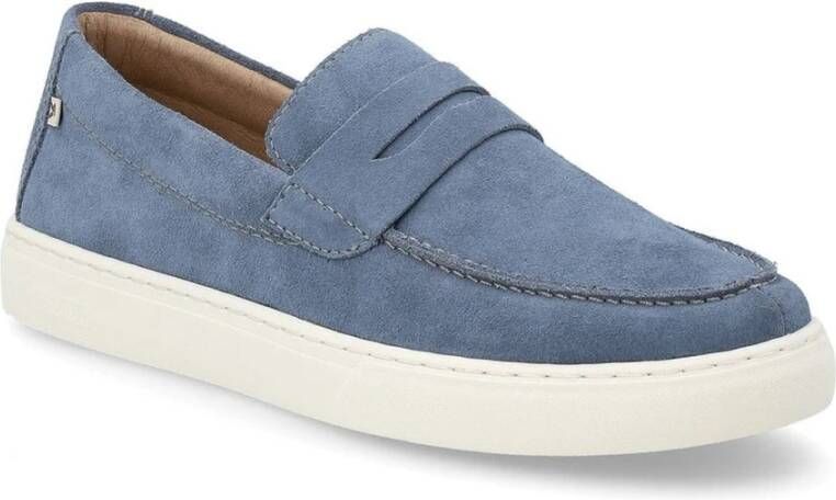 Rieker Blauwe Sneakers voor Mannen Blue Heren