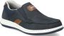 Rieker Blauwe Sneakers voor Mannen Blue Heren - Thumbnail 3