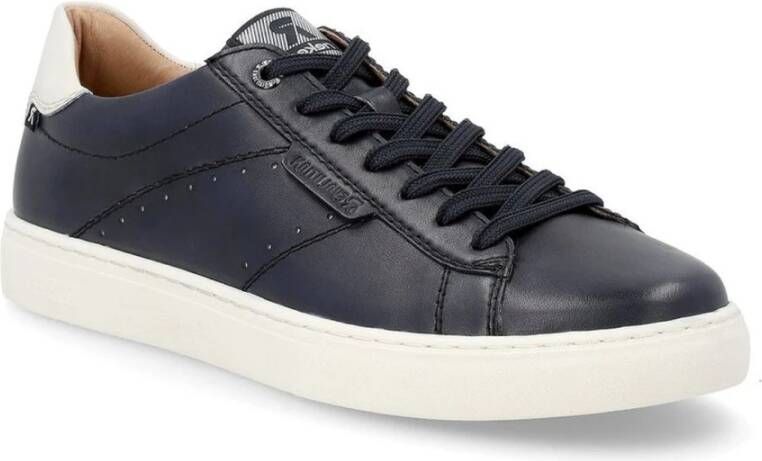 Rieker Blauwe Sneakers voor Mannen Blue Heren