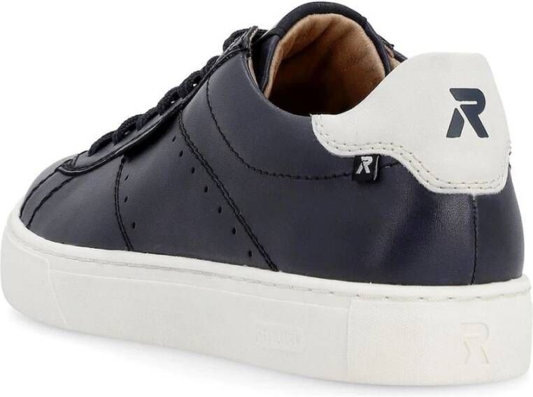 Rieker Blauwe Sneakers voor Mannen Blue Heren