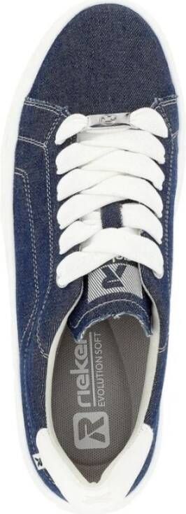 Rieker Blauwe Sneakers voor Vrouwen Blue Dames