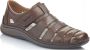 Rieker Bruin Leren Heren Platte Sandalen Brown Heren - Thumbnail 2