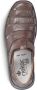 Rieker Bruin Leren Heren Platte Sandalen Brown Heren - Thumbnail 4