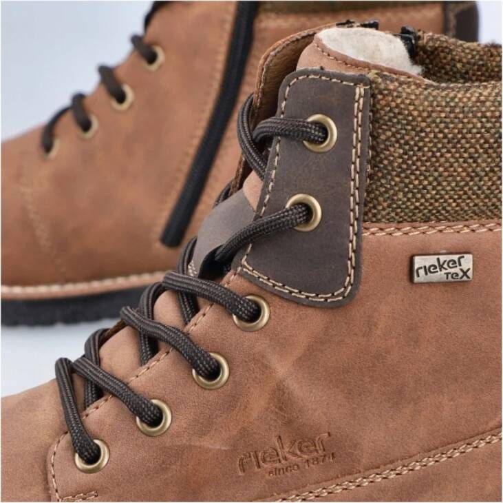 Rieker Bruine Casual Gesloten Herenlaarzen Brown Heren