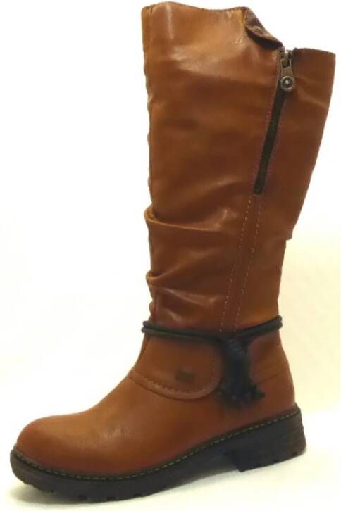 Rieker Bruine Stijlvolle Schoenen Brown Dames