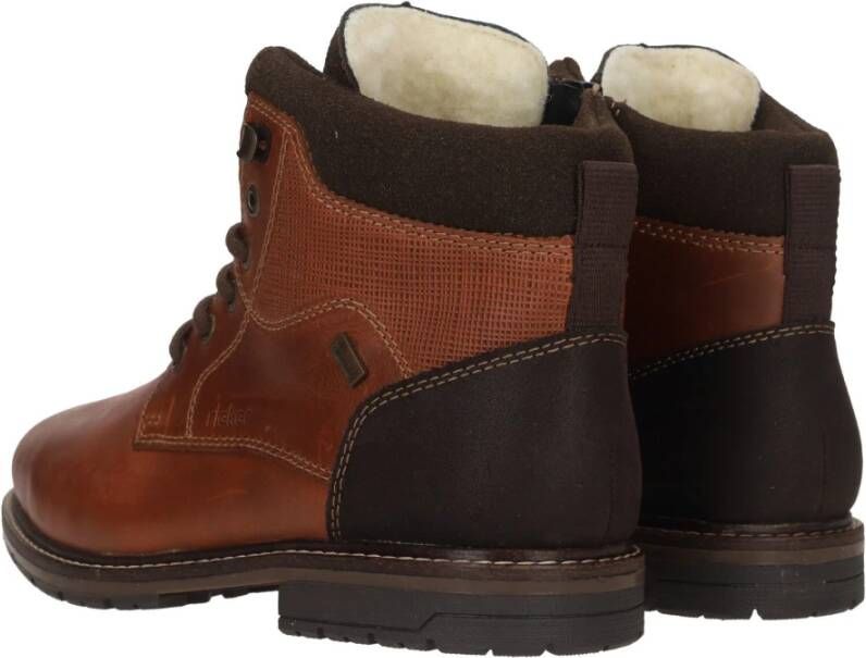 Rieker Bruine Winter Veterschoen Brown Heren