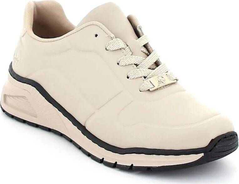 Rieker Casual Beige Gesloten Damesschoenen Beige Dames