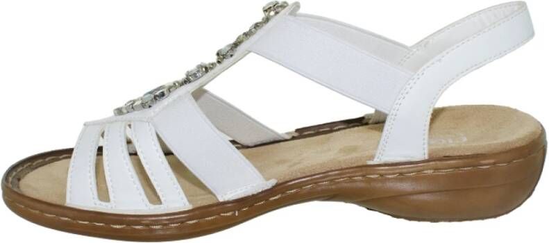 Rieker Casual Schoenen 658N4 White Dames