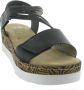 Rieker Elas Sandalen zwart Synthetisch Dames - Thumbnail 37