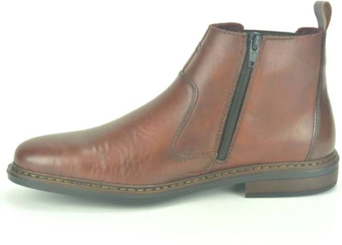 Rieker Chelsea Boot met Tiret Detail Brown Heren