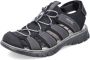 Rieker Sandals 26770-00 Mannen Zwart Sandalen - Thumbnail 7