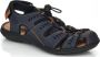 Rieker Blauwe platte sandalen voor heren Blauw Heren - Thumbnail 3