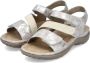 Rieker Zilveren Platte Sandalen voor Vrouwen Grijs Dames - Thumbnail 9