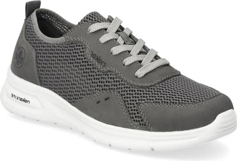 Rieker Grijze Sneakers voor Mannen Gray Heren