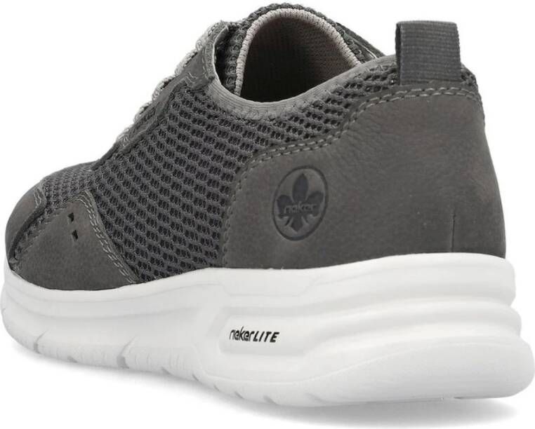 Rieker Grijze Sneakers voor Mannen Gray Heren