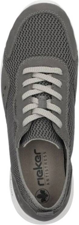 Rieker Grijze Sneakers voor Mannen Gray Heren