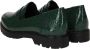 Rieker Groene Animal Print Loafer Instapper Green Dames - Thumbnail 6