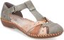 Rieker Groene Casual Platte Sandalen Green Dames - Thumbnail 2