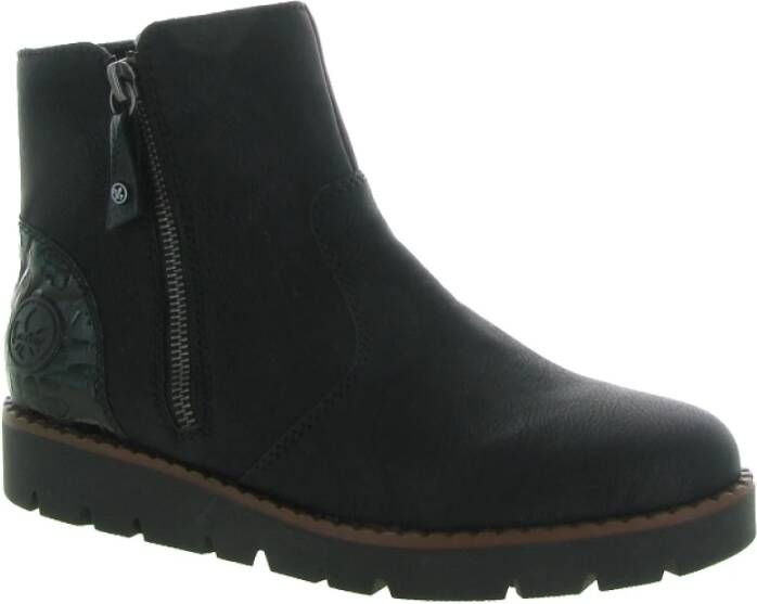 Rieker Groene Schoenen Black Dames