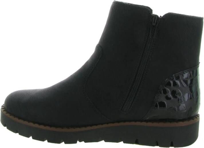 Rieker Groene Schoenen Black Dames