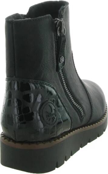 Rieker Groene Schoenen Black Dames