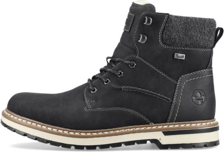 Rieker Heren Veterschoenen Black Heren