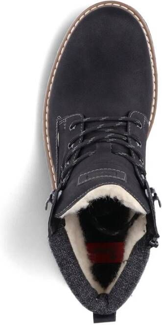 Rieker Heren Veterschoenen Black Heren