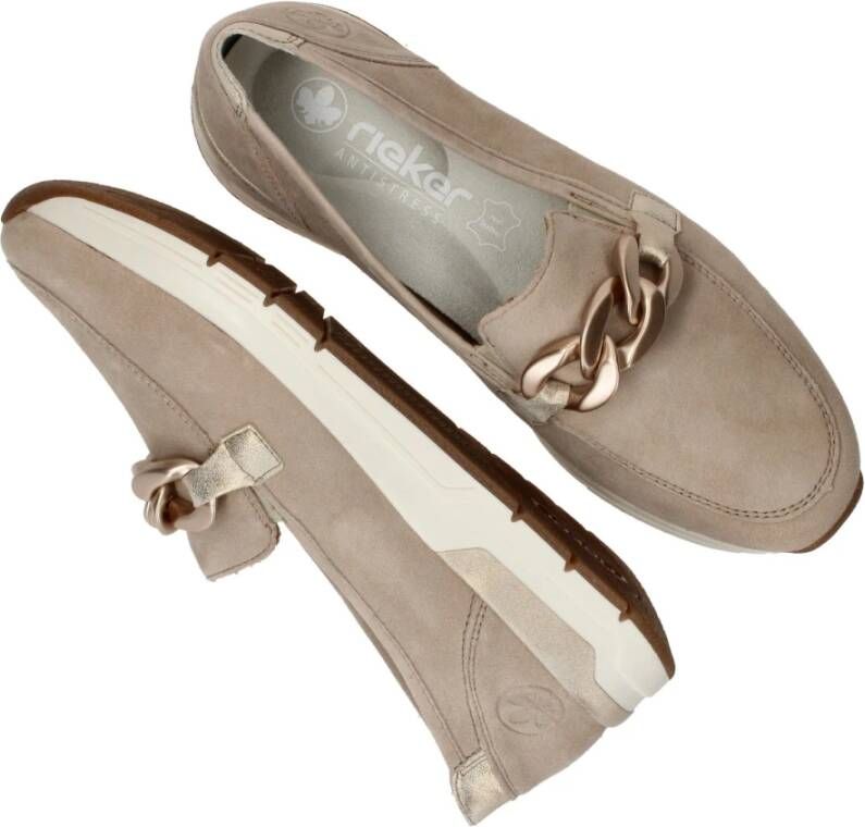 Rieker instapper Beige Dames