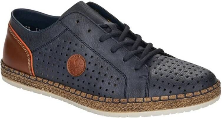 Rieker Laced Shoes Blue Heren