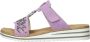 Rieker Lila Juweel Slipper voor Dames Purple Dames - Thumbnail 9